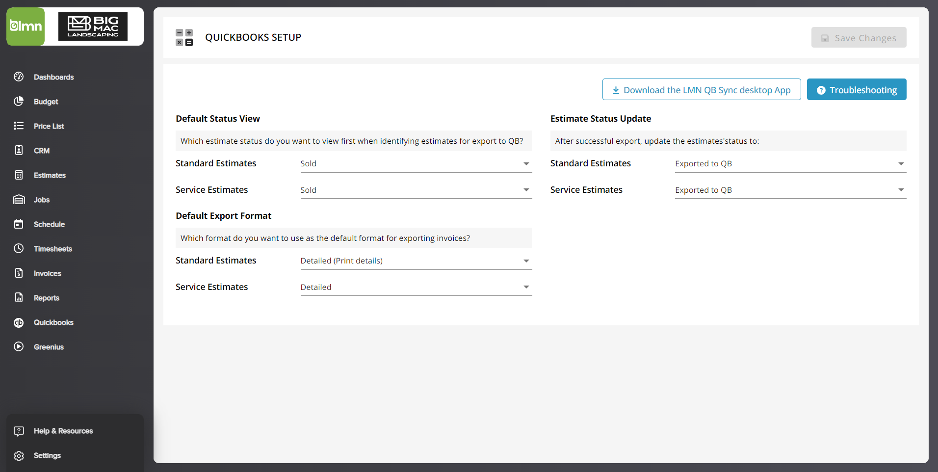 Export your QuickBooks Online Standard Payroll data